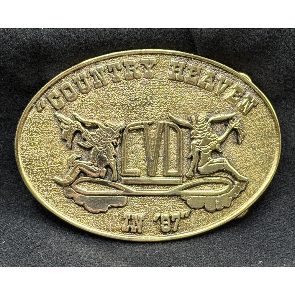 LTD Vintage Country Heaven Country Music Belt Buckle 1997 #151